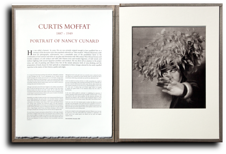 Curtis Moffat - Nancy Cunard - 31-Studio Platinum Folio Contents